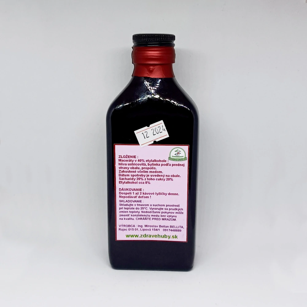 Elixír Červená repa s hlivou 200ml