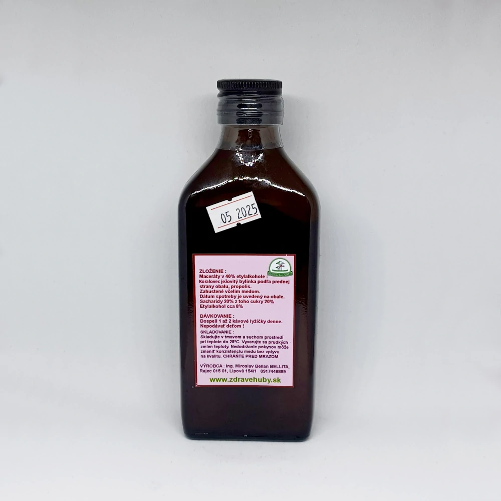 Elixír Koralovec ježovitý 200ml