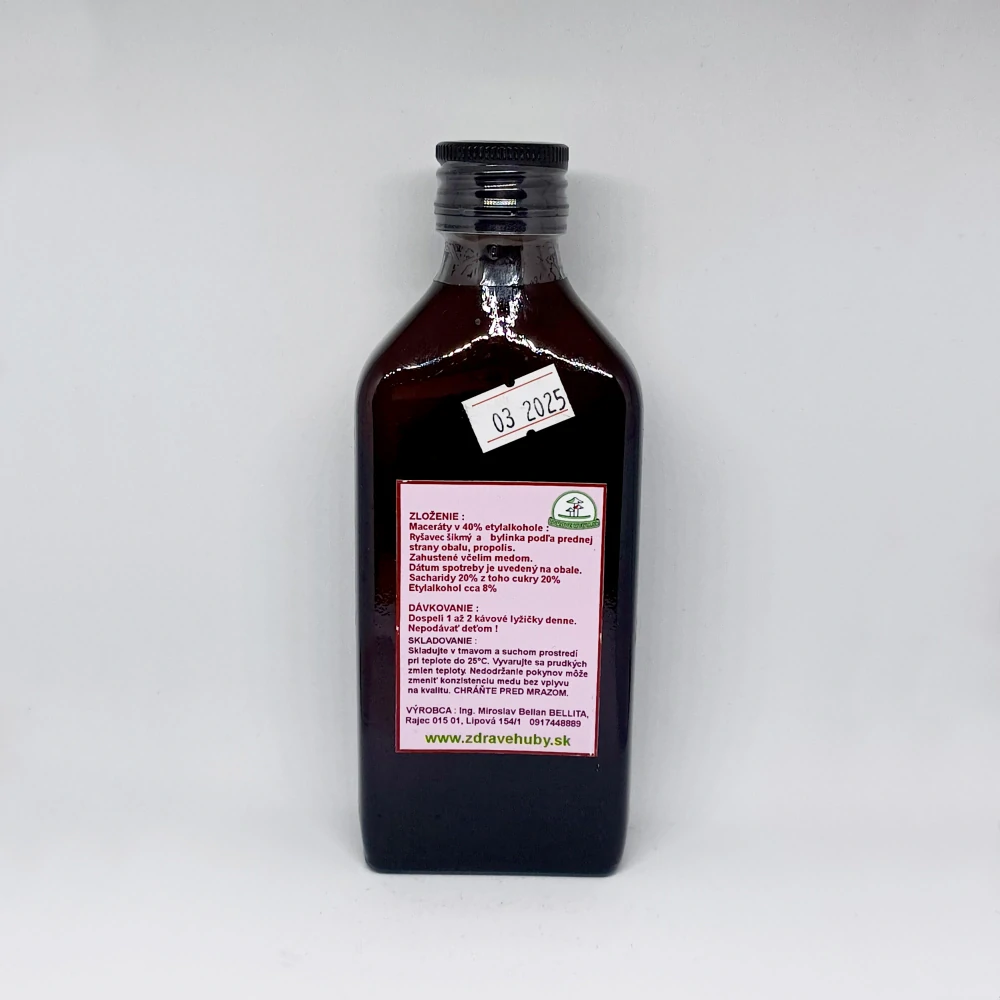 Elixír Chaga - Ryšavec šikmý 200ml