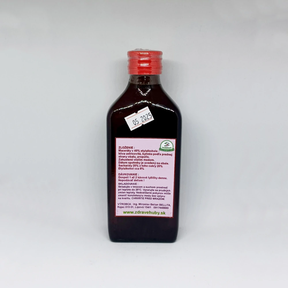 Elixír Brusnica s hlivou 200ml