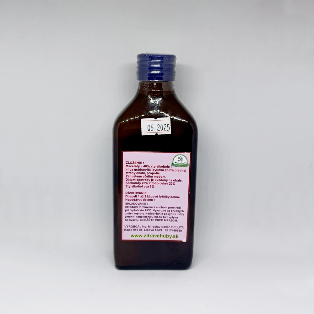 Elixír Pestrec mariánsky s hlivou 200ml