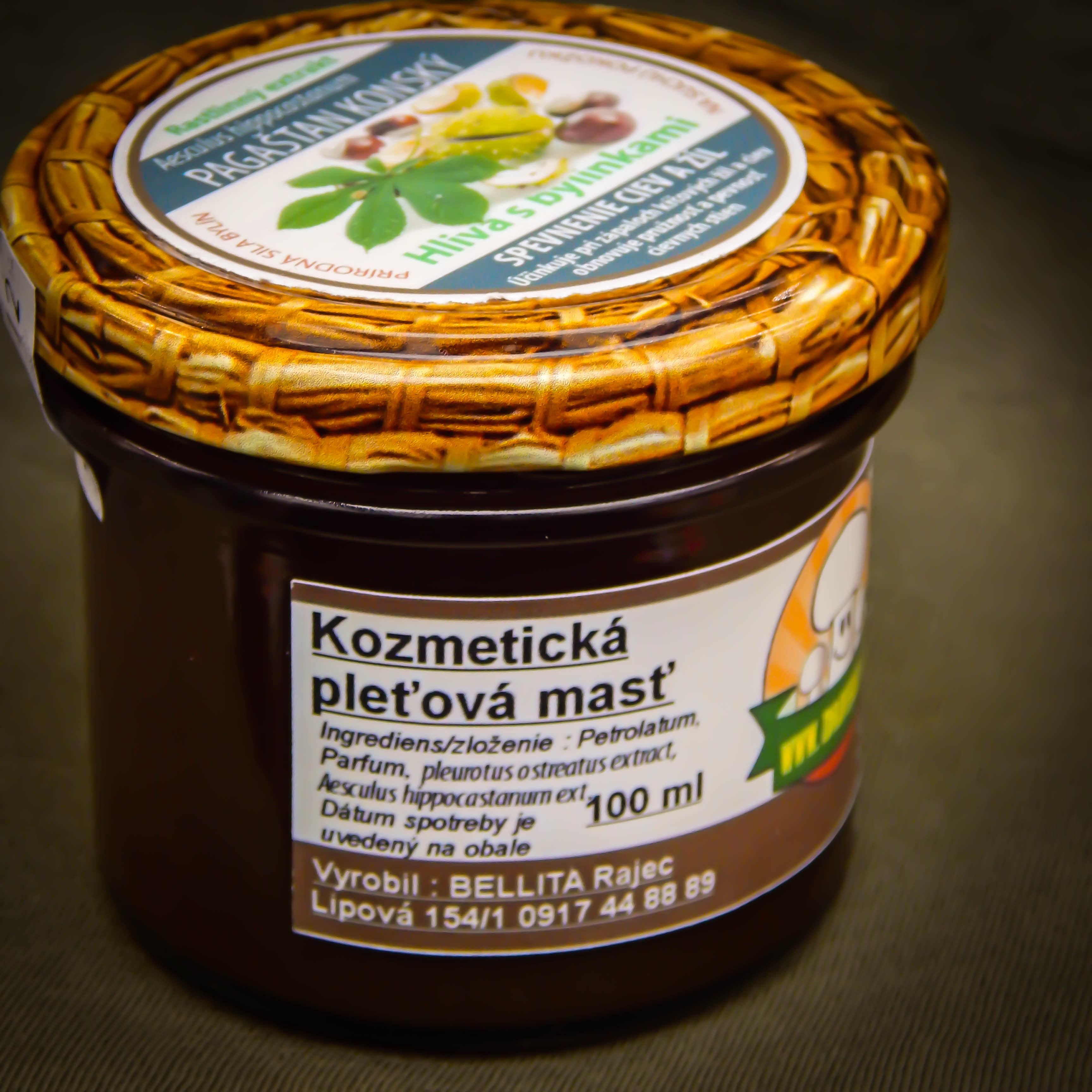 Pagaštan konský -  masť 100ml
