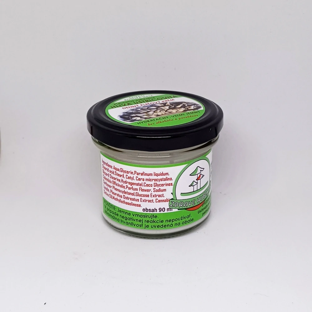 Krém hydratačný s hlivou a konopným olejom 90 g